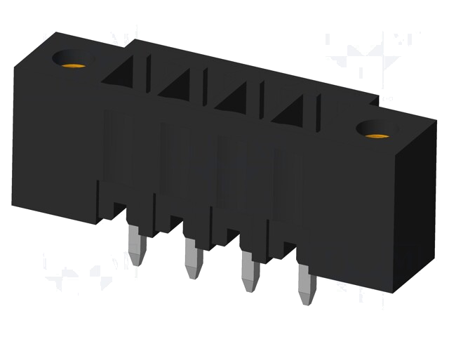 Connector: ontkoppelbare terminal strip; contact; mannelijk Connector: ontkoppelbare terminal strip; contact; mannelijk